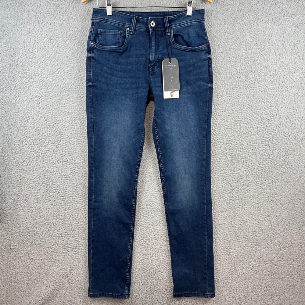 The Perfect Jean NYC Slim Thick Knight-DK Blue Jeans 30x34 JU9T5NKNT